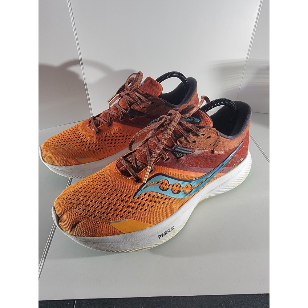 Saucony Ride 16 Marigold/Lava Running Shoes S20830-25 Men's Size 8.5